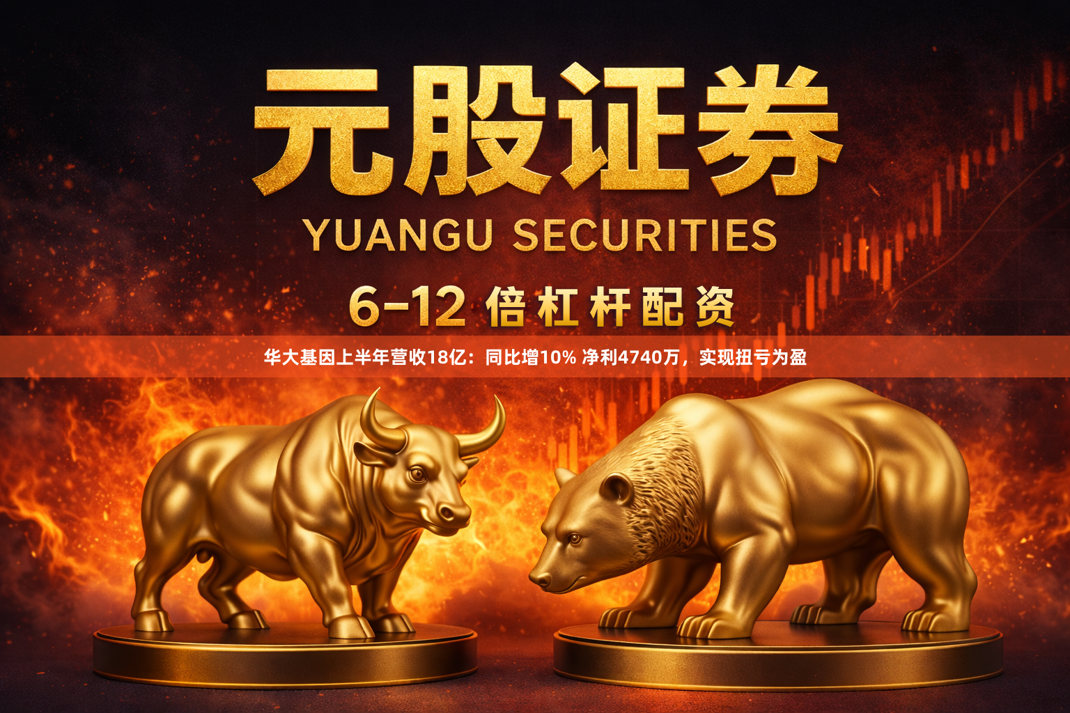 华大基因上半年营收18亿：同比增10% 净利4740万，实现扭亏为盈